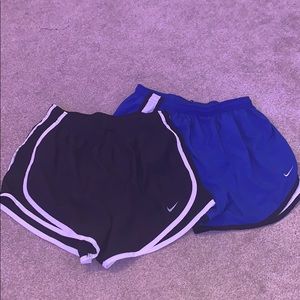2 pairs Nike Dri-Fit shorts